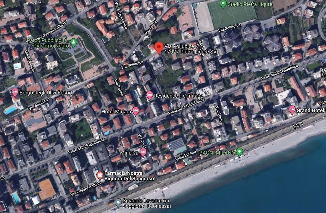 Apartment Babyaccommodation Family Green Pietra Ligure Italy